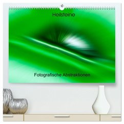 Heilsteine - Fotografische Abstraktionen (hochwertiger Premium Wandkalender 2025 DIN A2 quer), Kunstdruck in Hochglanz