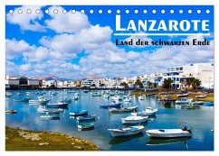 Lanzarote - Land der schwarzen Erde (Tischkalender 2025 DIN A5 quer), CALVENDO Monatskalender