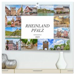 Rheinland Pfalz Impressionen (hochwertiger Premium Wandkalender 2025 DIN A2 quer), Kunstdruck in Hochglanz - Calvendo;Meutzner, Dirk