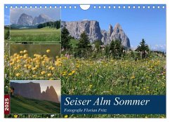 Seiser Alm Sommer (Wandkalender 2025 DIN A4 quer), CALVENDO Monatskalender - Calvendo;Fritz, Floian