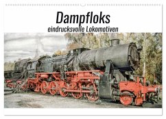 Dampfloks - eindrucksvolle Lokomotiven (Wandkalender 2025 DIN A2 quer), CALVENDO Monatskalender