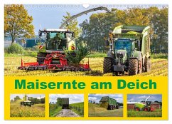 Maisernte am Deich (Wandkalender 2025 DIN A3 quer), CALVENDO Monatskalender - Calvendo;Jannusch, Andreas