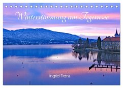 Winterstimmung am Tegernsee (Tischkalender 2025 DIN A5 quer), CALVENDO Monatskalender