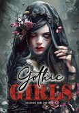 Gothic Girls Coloring Book for Adults