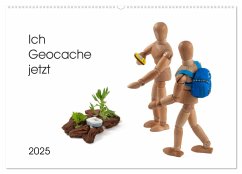 Ich Geocache jetzt (Wandkalender 2025 DIN A2 quer), CALVENDO Monatskalender - Calvendo;Waurick, Kerstin