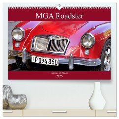 MGA Roadster - Filmstar auf Rädern (hochwertiger Premium Wandkalender 2025 DIN A2 quer), Kunstdruck in Hochglanz