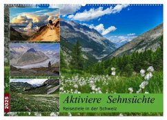 Aktiviere Sehnsüchte Reiseziele in der Schweiz (Wandkalender 2025 DIN A2 quer), CALVENDO Monatskalender - Calvendo;Michel, Susan