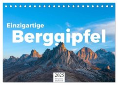 Einzigartige Berggipfel (Tischkalender 2025 DIN A5 quer), CALVENDO Monatskalender