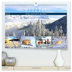 Eiszeit. Winter und Frost in der Natur (hochwertiger Premium Wandkalender 2025 DIN A2 quer), Kunstdruck in Hochglanz