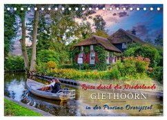 Reise durch die Niederlande - Giethoorn in der Provinz Overijssel (Tischkalender 2025 DIN A5 quer), CALVENDO Monatskalender - Calvendo;Roder, Peter