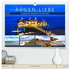 RÜGEN-LIEBE (hochwertiger Premium Wandkalender 2025 DIN A2 quer), Kunstdruck in Hochglanz