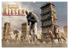 Fantasy Riesen (Wandkalender 2025 DIN A2 quer), CALVENDO Monatskalender