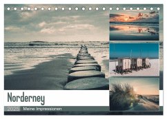 Mein Jahr auf Norderney (Tischkalender 2025 DIN A5 quer), CALVENDO Monatskalender
