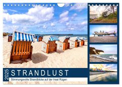 STRANDLUST Insel Rügen (Wandkalender 2025 DIN A4 quer), CALVENDO Monatskalender - Calvendo;Dreegmeyer, Andrea