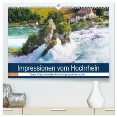 Impressionen vom Hochrhein (hochwertiger Premium Wandkalender 2025 DIN A2 quer), Kunstdruck in Hochglanz