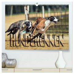 Hunderennen (hochwertiger Premium Wandkalender 2025 DIN A2 quer), Kunstdruck in Hochglanz