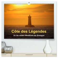 Côte des Légendes An der wilden Westküste der Bretagne (hochwertiger Premium Wandkalender 2025 DIN A2 quer), Kunstdruck in Hochglanz