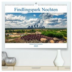 Der Findlingspark in der Lausitz (hochwertiger Premium Wandkalender 2025 DIN A2 quer), Kunstdruck in Hochglanz - Calvendo;Zech Fotografie, Michael