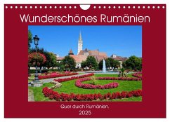 Wunderschönes Rumänien (Wandkalender 2025 DIN A4 quer), CALVENDO Monatskalender