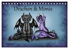 Drachen & Mimis (Tischkalender 2025 DIN A5 quer), CALVENDO Monatskalender