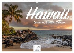 Hawaii - Sommer, Sonne, Urlaub (Wandkalender 2025 DIN A2 quer), CALVENDO Monatskalender - Calvendo;Lederer, Benjamin