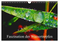 Faszination Wassertropfen (Wandkalender 2025 DIN A4 quer), CALVENDO Monatskalender