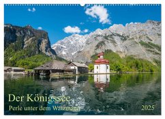 Der Königssee Perle unter dem Watzmann (Wandkalender 2025 DIN A2 quer), CALVENDO Monatskalender