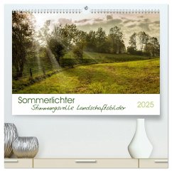 Sommerlichter - Stimmungsvolle Landschaftsbilder (hochwertiger Premium Wandkalender 2025 DIN A2 quer), Kunstdruck in Hochglanz