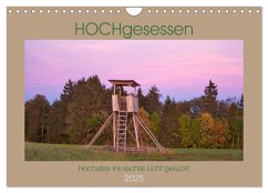 HOCHgesessen (Wandkalender 2025 DIN A4 quer), CALVENDO Monatskalender - Calvendo;Münzel-Hashish, Angela