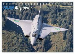 Saab Airpower (Tischkalender 2025 DIN A5 quer), CALVENDO Monatskalender - Calvendo;Engelke, Björn