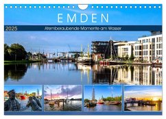 EMDEN Atemberaubende Momente am Wasser (Wandkalender 2025 DIN A4 quer), CALVENDO Monatskalender