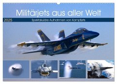 Militärjets aus aller Welt (Wandkalender 2025 DIN A2 quer), CALVENDO Monatskalender - Calvendo;Breidenstein, Timo