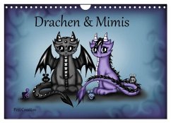 Drachen & Mimis (Wandkalender 2025 DIN A4 quer), CALVENDO Monatskalender