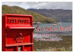 Sie haben Post - Briefkästen in Schottland (Wandkalender 2025 DIN A2 quer), CALVENDO Monatskalender