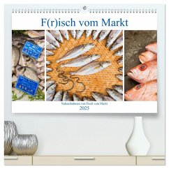 F(r)isch vom Markt (hochwertiger Premium Wandkalender 2025 DIN A2 quer), Kunstdruck in Hochglanz