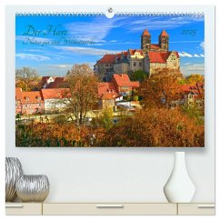 Harz Natur pur und Weltkulturerbe (hochwertiger Premium Wandkalender 2025 DIN A2 quer), Kunstdruck in Hochglanz - Calvendo;Selection, Prime