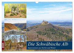 Die Schwäbische Alb - Impressionen aus Herbst und Winter (Wandkalender 2025 DIN A3 quer), CALVENDO Monatskalender - Calvendo;Stoll, Sascha