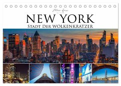 New York - Stadt der Wolkenkratzer (Tischkalender 2025 DIN A5 quer), CALVENDO Monatskalender