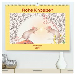 Frohe Kinderzeit (hochwertiger Premium Wandkalender 2025 DIN A2 quer), Kunstdruck in Hochglanz