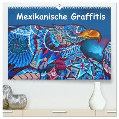 Mexikanische Graffitis (hochwertiger Premium Wandkalender 2025 DIN A2 quer), Kunstdruck in Hochglanz - Calvendo;Wubben, Arie