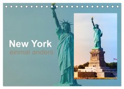 New York - einmal anders (Tischkalender 2025 DIN A5 quer), CALVENDO Monatskalender