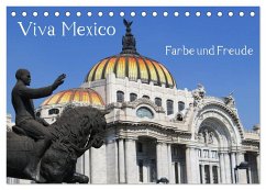 Viva Mexiko - Farben und Freude (Tischkalender 2025 DIN A5 quer), CALVENDO Monatskalender - Calvendo;Wubben, CH-8942 Oberrieden, Arie