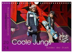 Coole Jungs. Kinder der Stadt (Wandkalender 2025 DIN A4 quer), CALVENDO Monatskalender