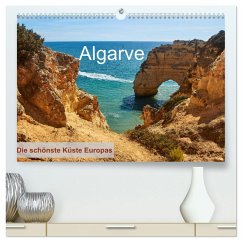 Algarve - Die schönste Küste Europas (hochwertiger Premium Wandkalender 2025 DIN A2 quer), Kunstdruck in Hochglanz