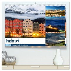 Innsbruck - Hauptstadt der Alpen (hochwertiger Premium Wandkalender 2025 DIN A2 quer), Kunstdruck in Hochglanz - Calvendo;Jovanovic, Danijel