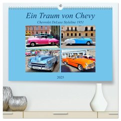 Ein Traum von Chevy - Chevrolet DeLuxe Styleline 1951 (hochwertiger Premium Wandkalender 2025 DIN A2 quer), Kunstdruck in Hochglanz - Calvendo;Löwis of Menar, Henning von