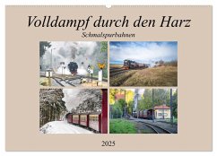 Volldampf durch den Harz (Wandkalender 2025 DIN A2 quer), CALVENDO Monatskalender - Calvendo;Gierok, Magic Artist Design, Steffen
