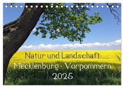 Natur und Landschaft Mecklenburg - Vorpommern 2025 (Tischkalender 2025 DIN A5 quer), CALVENDO Monatskalender - Calvendo;Jürgens, Marlen