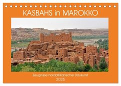 KASBAHS in MAROKKO (Tischkalender 2025 DIN A5 quer), CALVENDO Monatskalender