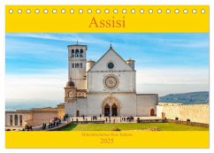 Assisi - Mittelalterliches Herz Italiens (Tischkalender 2025 DIN A5 quer), CALVENDO Monatskalender